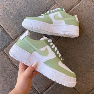 Sage Green Air Force 1 Pixels